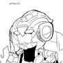 Idw Tfa styled Arcee line art