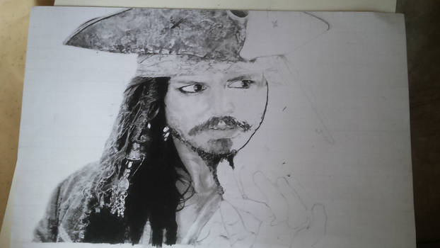 Jack Sparrow WIP Portrait