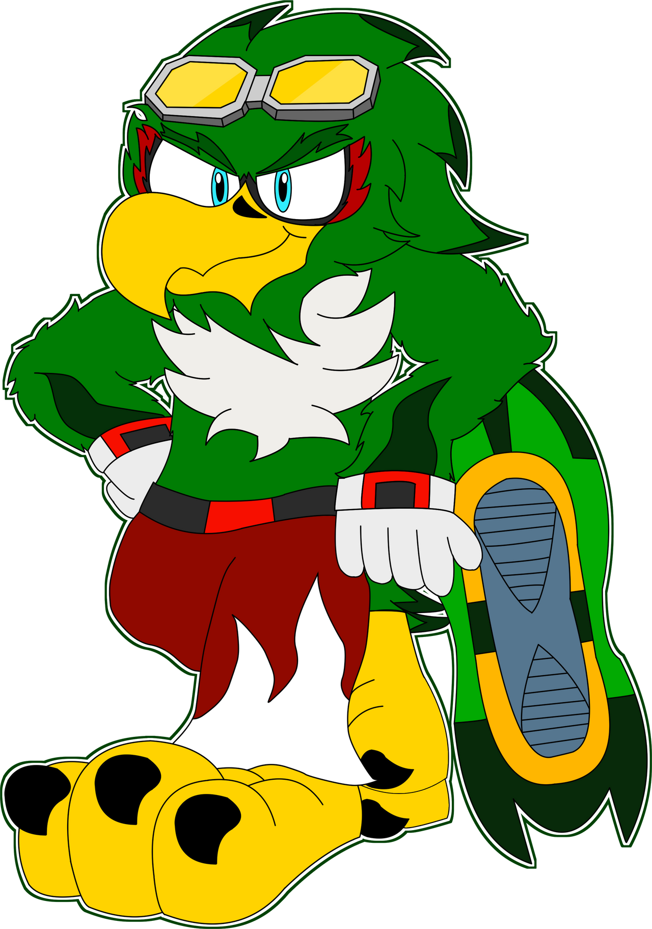 Hawk Riders Jet The Hawk (Sonic Riders) Talon Variant by SwaggerTheHawk on DeviantArt