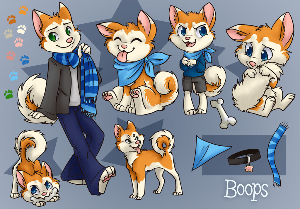 Boops ref sheet by gabapple