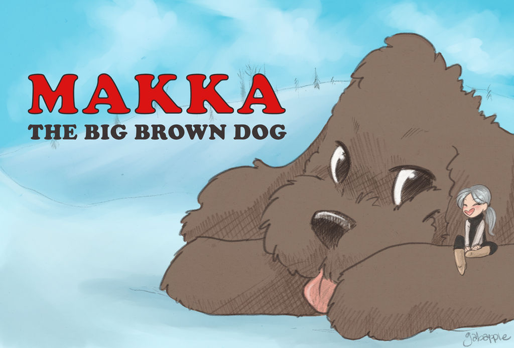 Makka The Big Brown Dog by gabapple