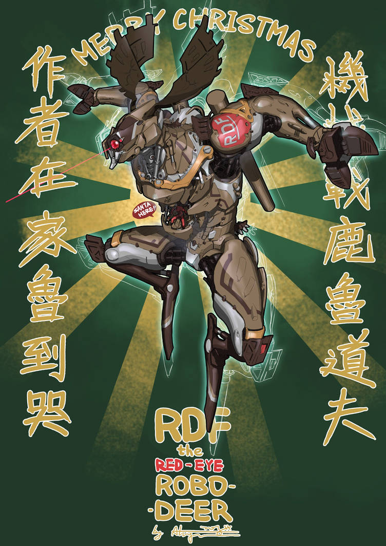 Deviantart Rdf RDF the RED-EYE ROBODEER by ALAGANTM on DeviantArt