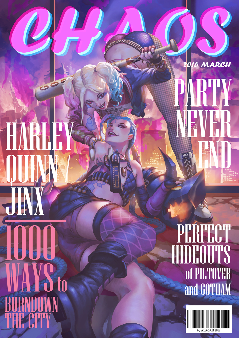 Crazy Duo - Harley Quinn x Jinx