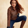 Rachel Nichols as GI Joe Scarlett in Biker Look