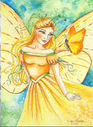 Yellow Butterfly Fae