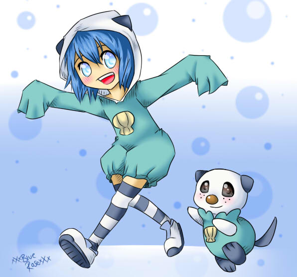 Pokemon Black White Oshawott by XxBLUExROSExX on DeviantArt