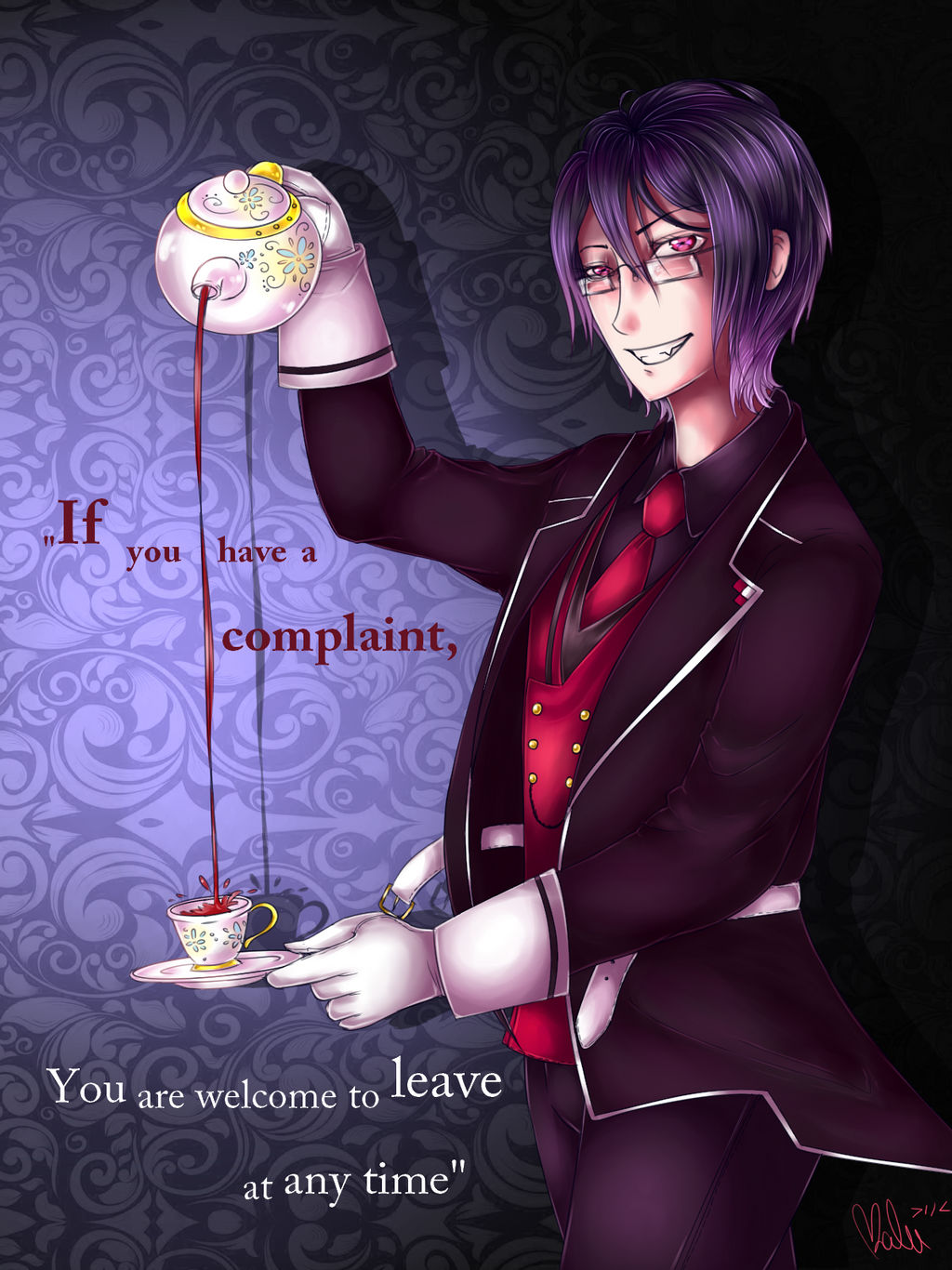 Reiji and his damn smirk by ralucascratte on DeviantArt