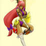 Character Illustration Female Ninja