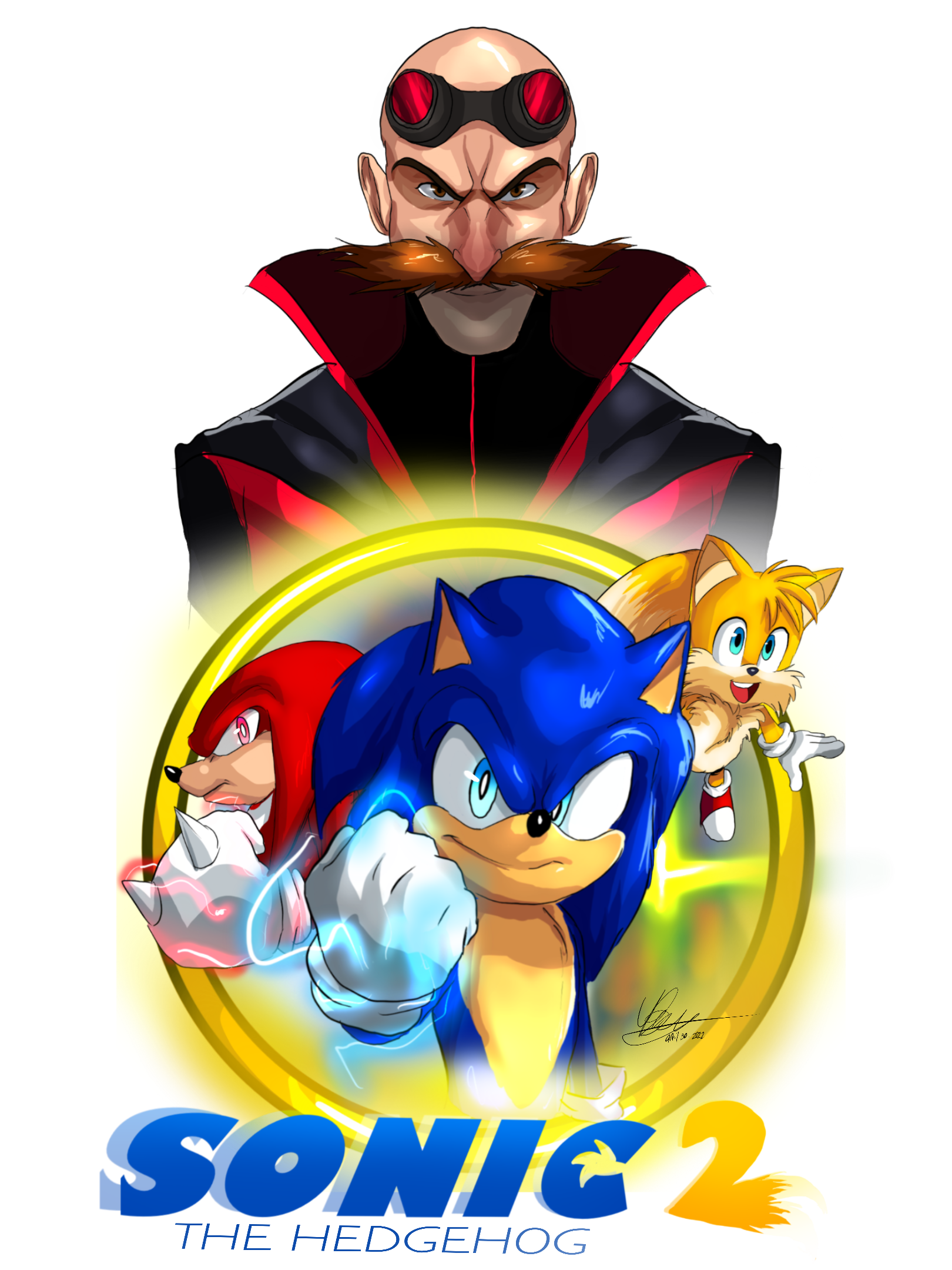 Sonic The Hedgehog 2 30th Logo by Bilico86 on DeviantArt