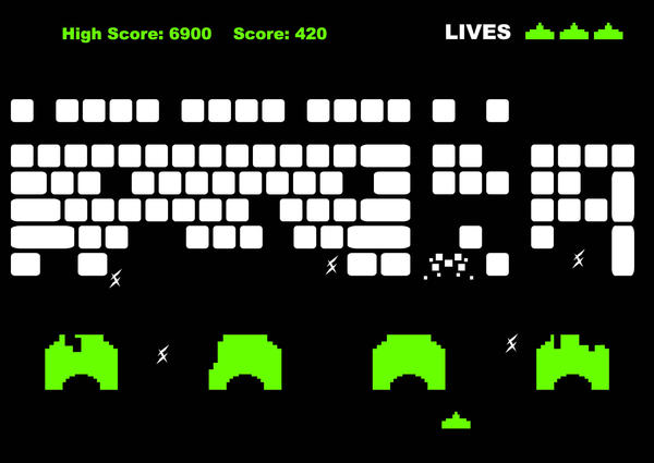 Space-bar Invaders by ARMUSARAN on DeviantArt