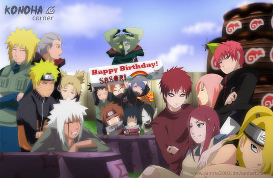 KONOHA CORNER BDAYS :sasori: