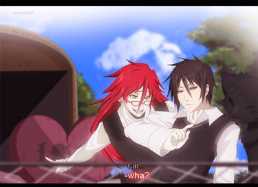 Grell and Sebastian: Cat love