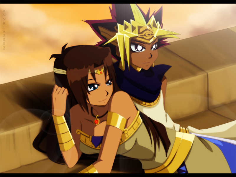 Hathor And Pharaoh Atem By Annria2002 On DeviantArt.