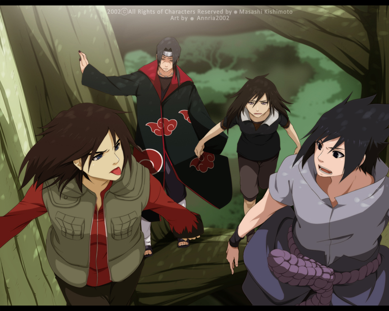 Michi Yuki Itachi and Sasuke