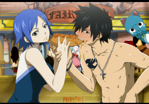 Gray and Juvia: Sticky Situation