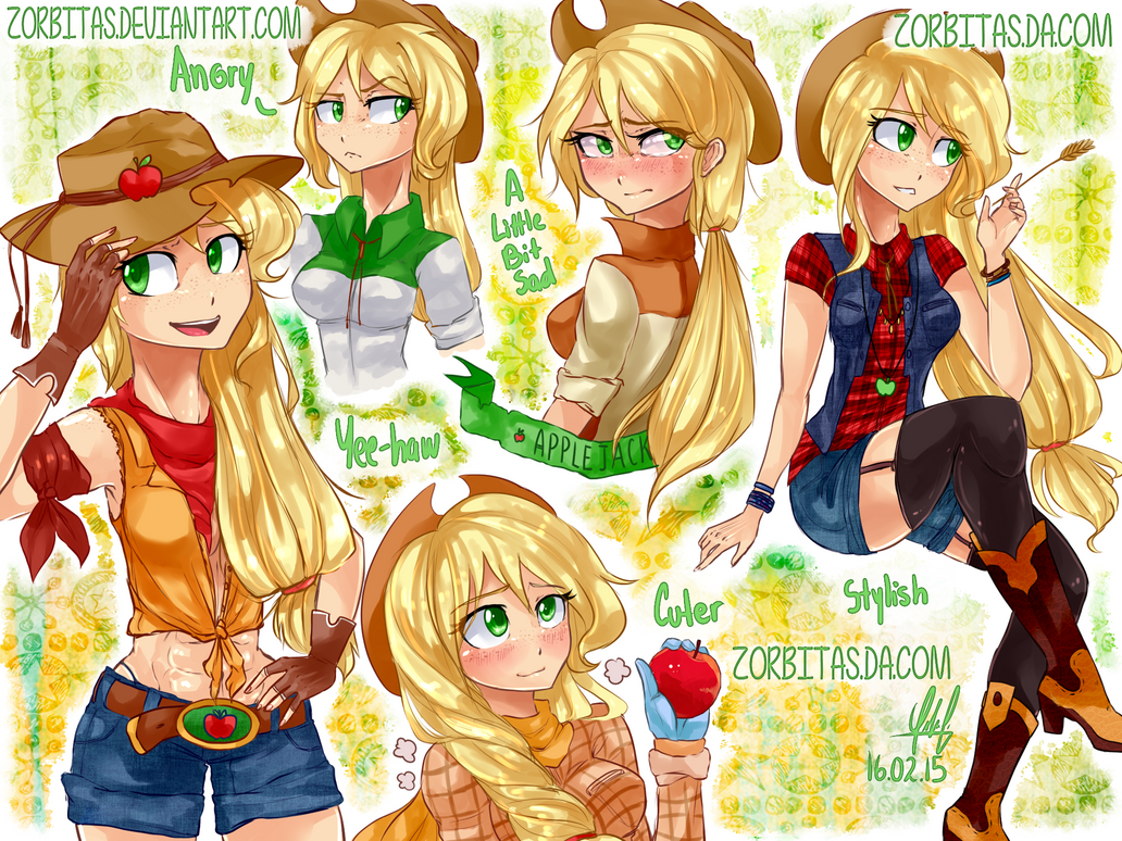 Applejack Human Pool Human-Applejack-Thing by deactivated-zorbitas on DeviantArt