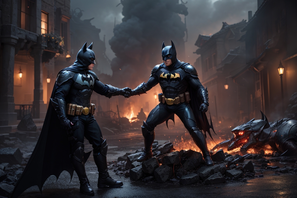 Batman Fighting His Rouges Batman fighting by bjornenlinda on DeviantArt