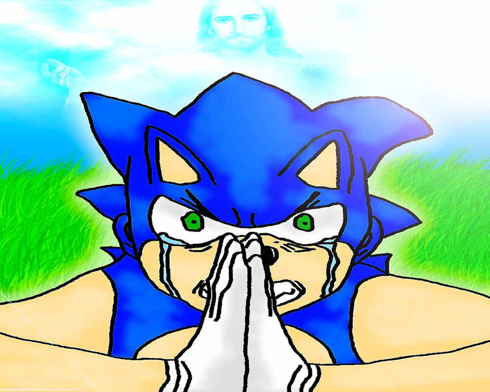 sonic praying 3 by xX-yaoistormer-Xx on DeviantArt