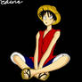 Monkey D. Luffy Staring into Nothing