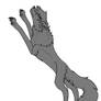 Free wolf lineart