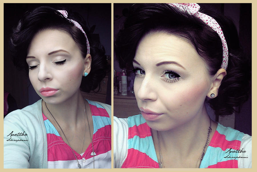 50 S Pin Up Curly Hair By Anettheschizophrenic On Deviantart