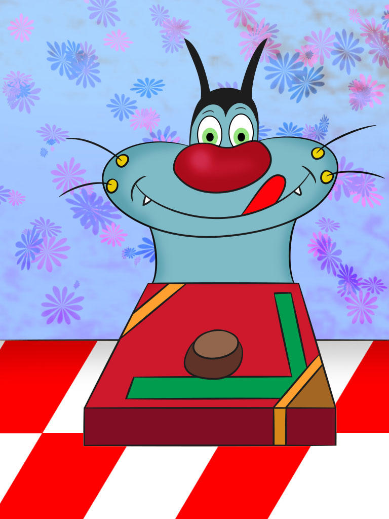 Oggy and the Chocolate by C5000-MakesStuff on DeviantArt Oggy and the Chocolate by C5000-MakesStuff on DeviantArt