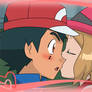 Serena Kisses Ash