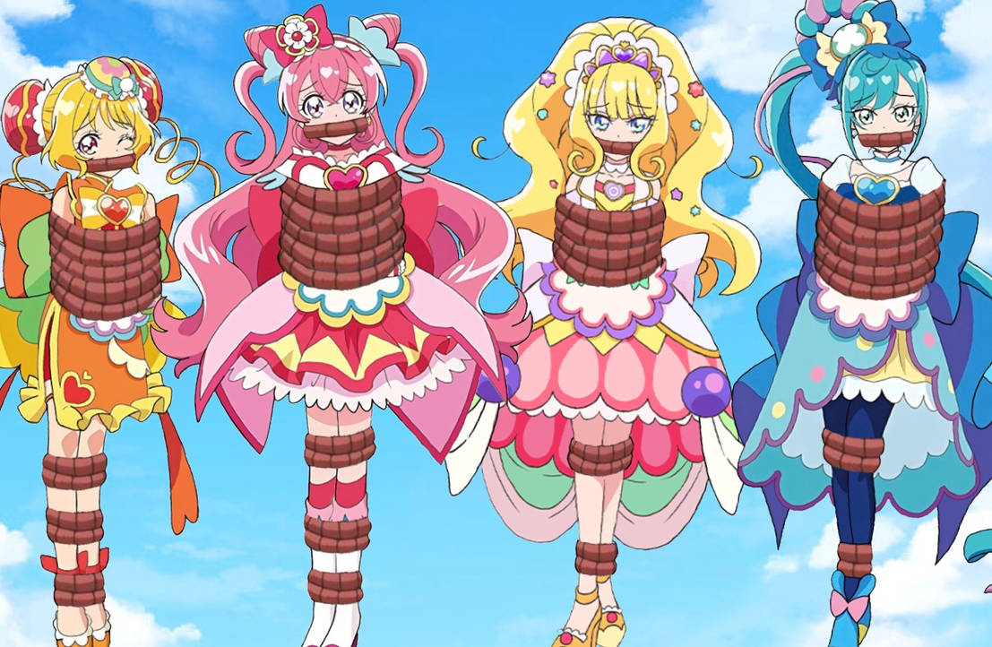 precure tied up by ryoken3000 on DeviantArt