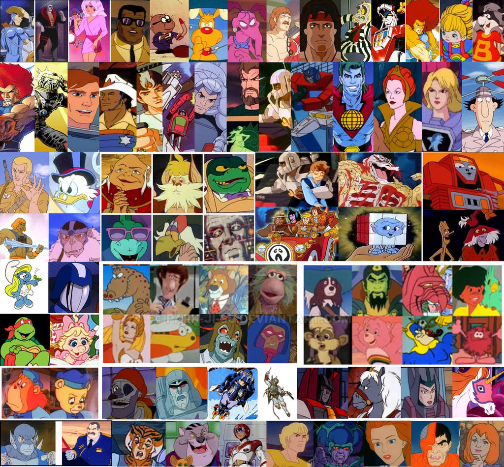 80s cartoon characters [1] by park-ji-su on DeviantArt