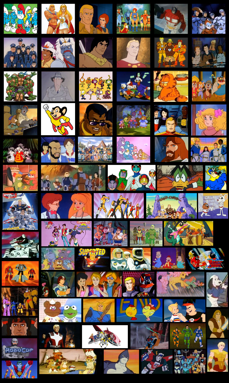 80s cartoon characters list