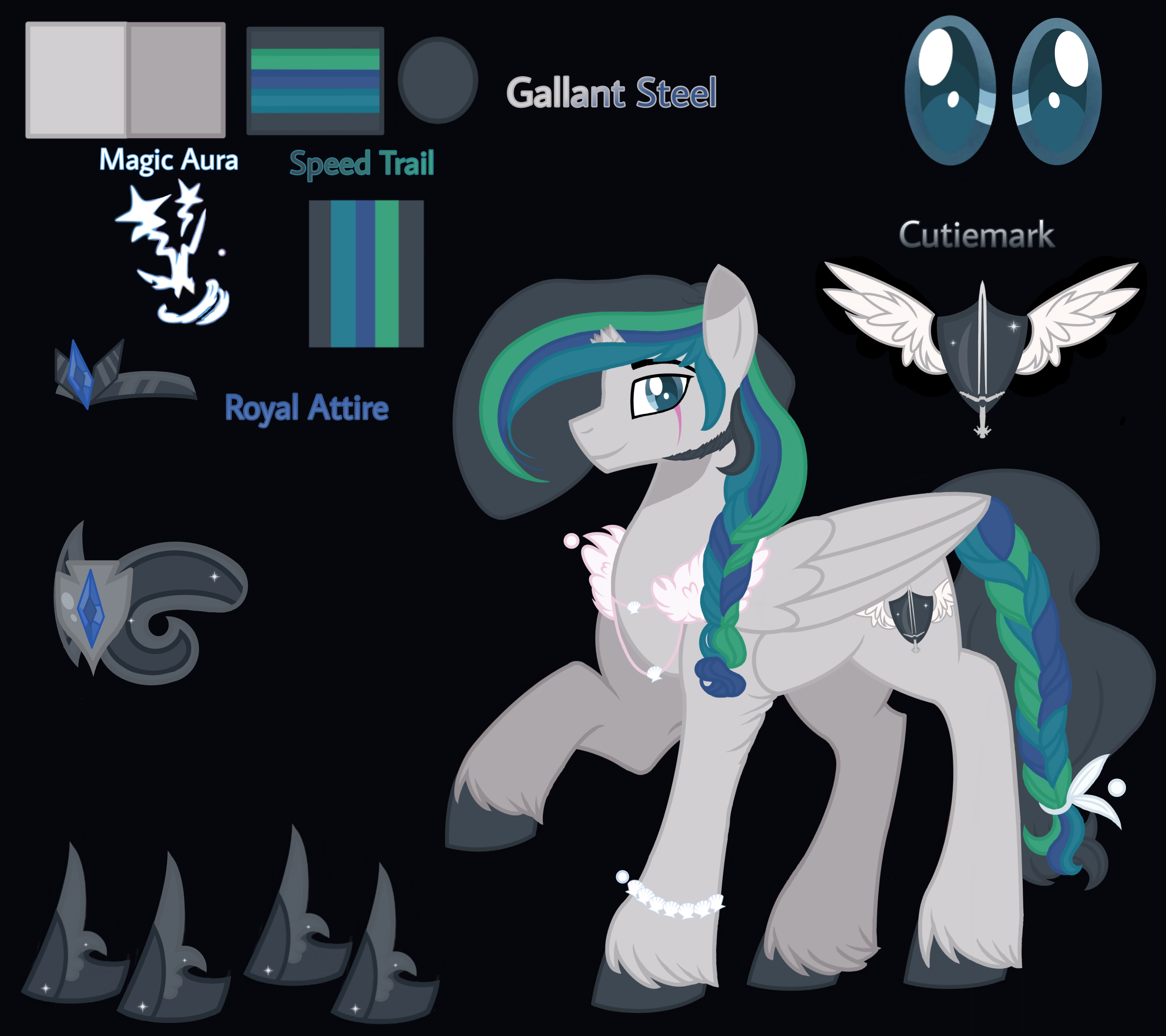 Mlp Honeyverse Bio: Gallant Steel by HoneyDream1 on DeviantArt