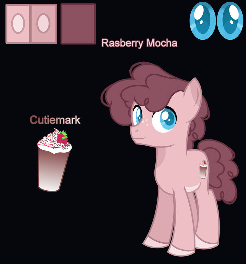 MLP Honeyverse Bio: Raspberry Mocha Pie by HoneyDream1 on DeviantArt