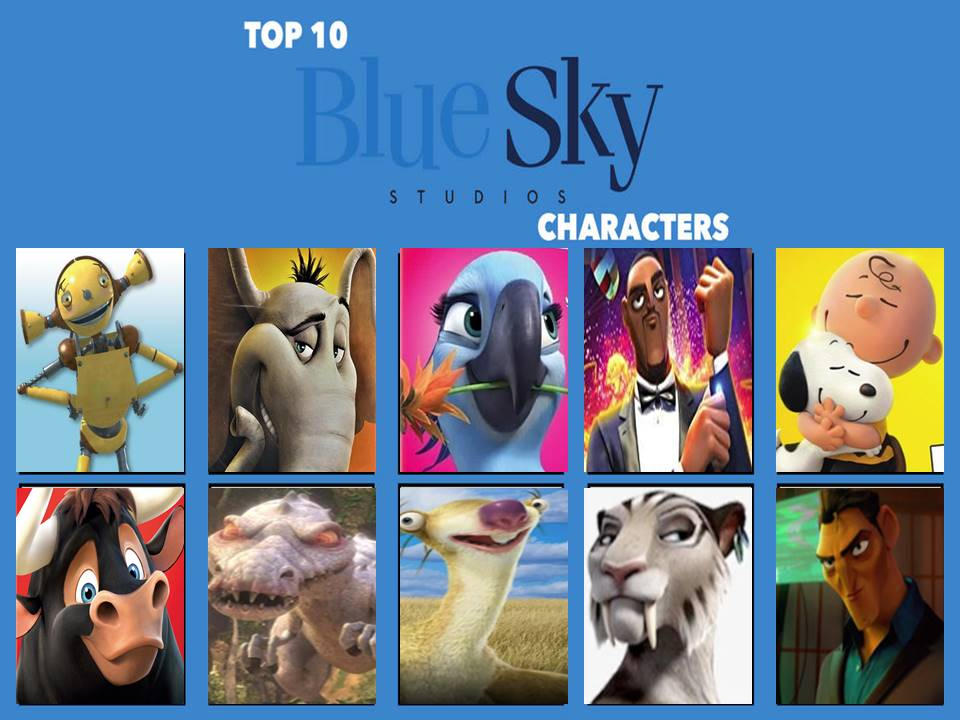 Top 10 Blue Sky Studios Characters (My Version) by Criszilla101 on ...