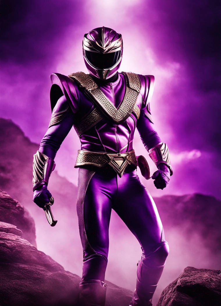Old Purple Ranger Purple Ranger Warrior Movie Poster 1 by Criszilla101 on DeviantArt