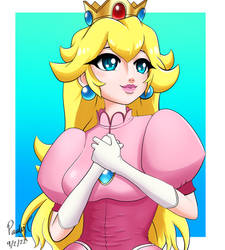 Princess Peach Smile