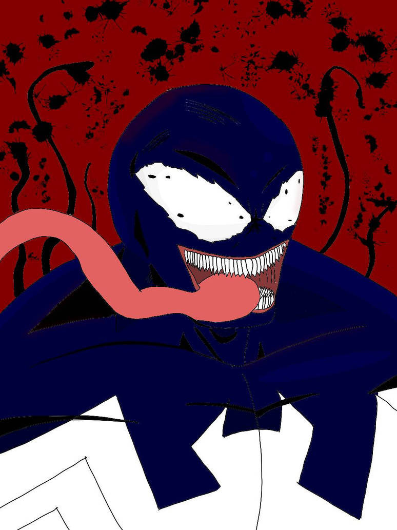 Venom Inverted Color venom colored by Ridorkulous88 on DeviantArt