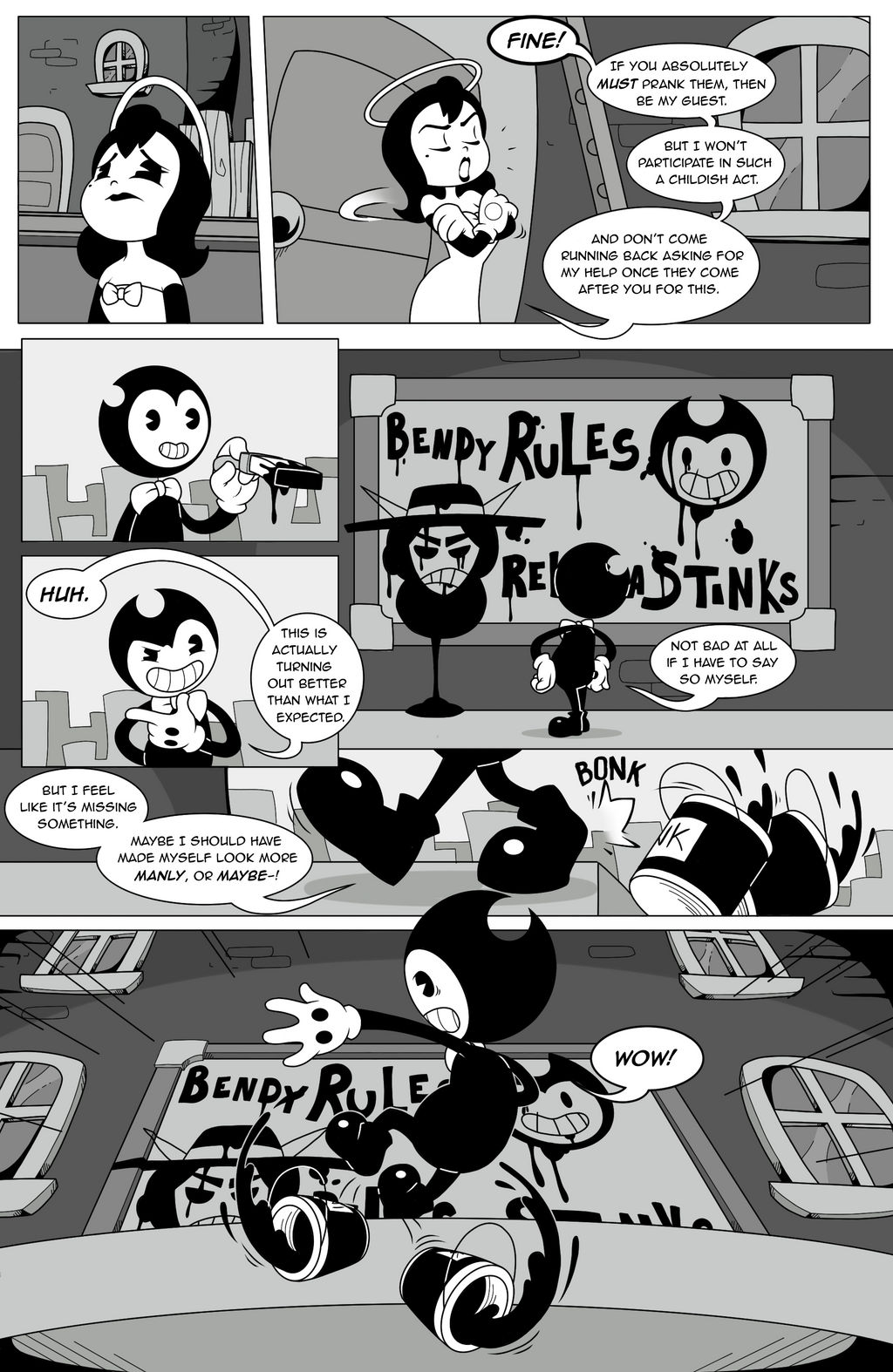 Bendy and the Ink Machine Fan-Art by Page-Comics on DeviantArt