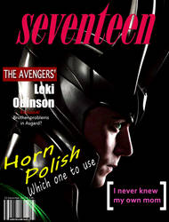 Loki in Seventeen magazine