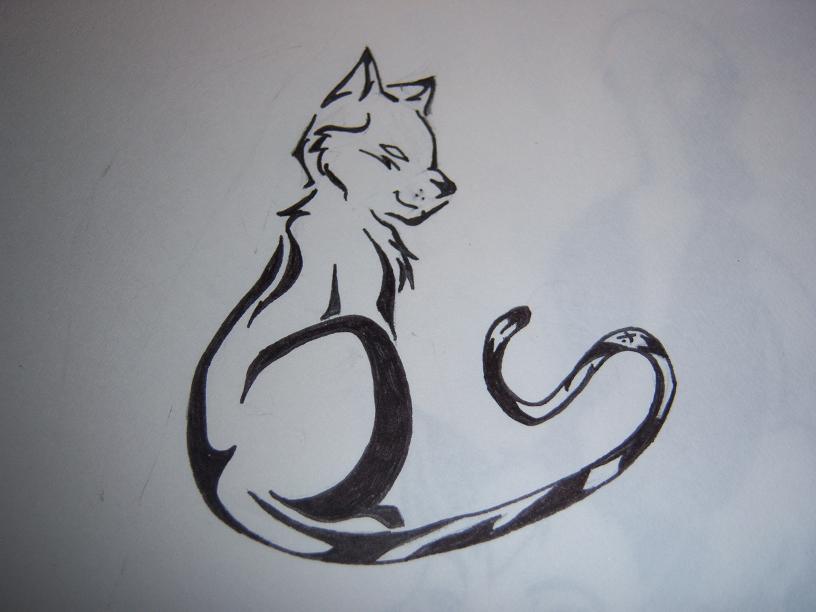 tribal big cat tattoo designs