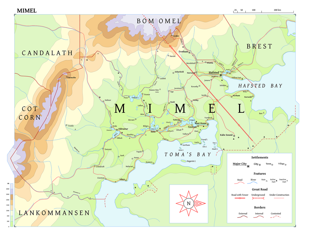 Maps of Ramul Thran #1 - The Marshes of Mimel