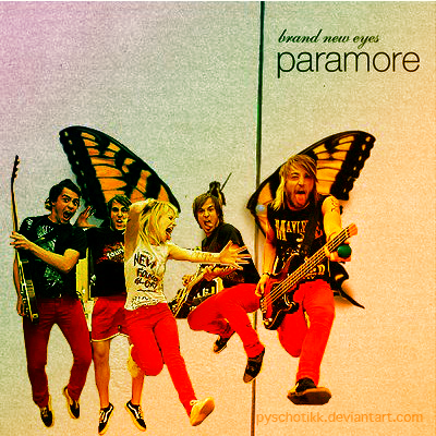 Freehanded Brand New Eyes Paramore Album Cover by Raptoo on DeviantArt