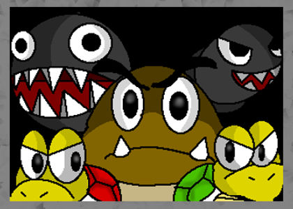 Mario enemies by Magnum13 on DeviantArt