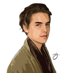 Cole Sprouse Vector Art