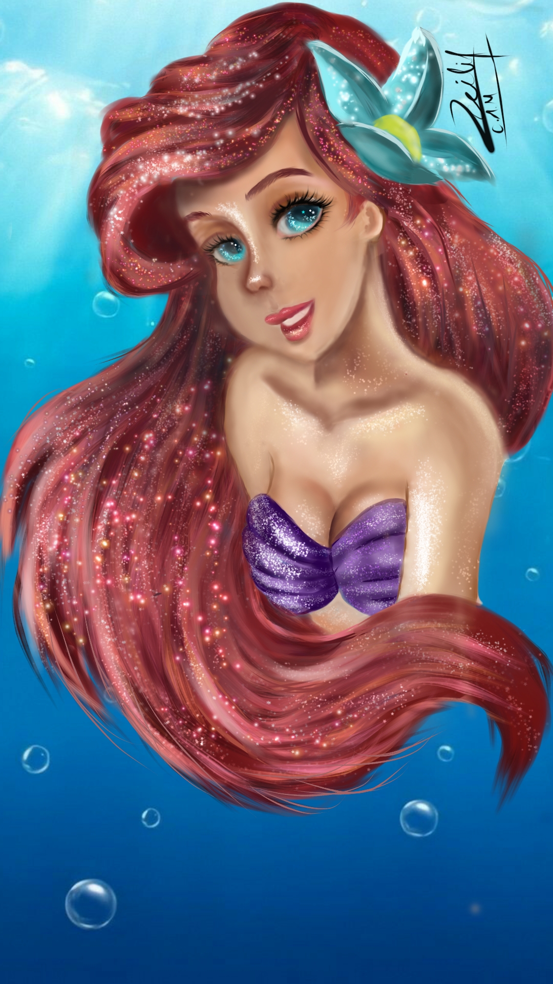 Ariel ( la sirenita). by sheccidDA on DeviantArt