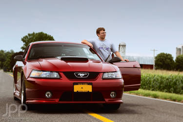 Nate and his Mustang