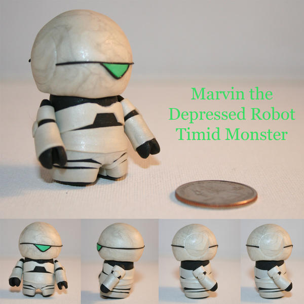 Marvin the Depressed Robot by trupinys on DeviantArt