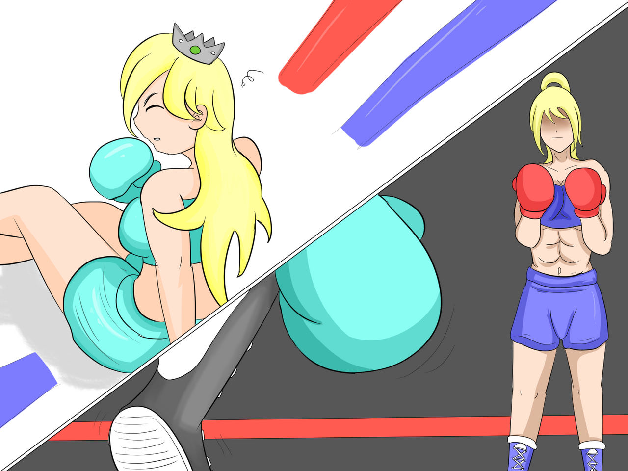 Boxe Samus Box Commission: Samus vs Rosalina by lucas742 on DeviantArt