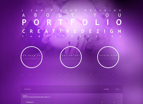 CreativeDezign.fan-strefa.pl // Portfolio design.