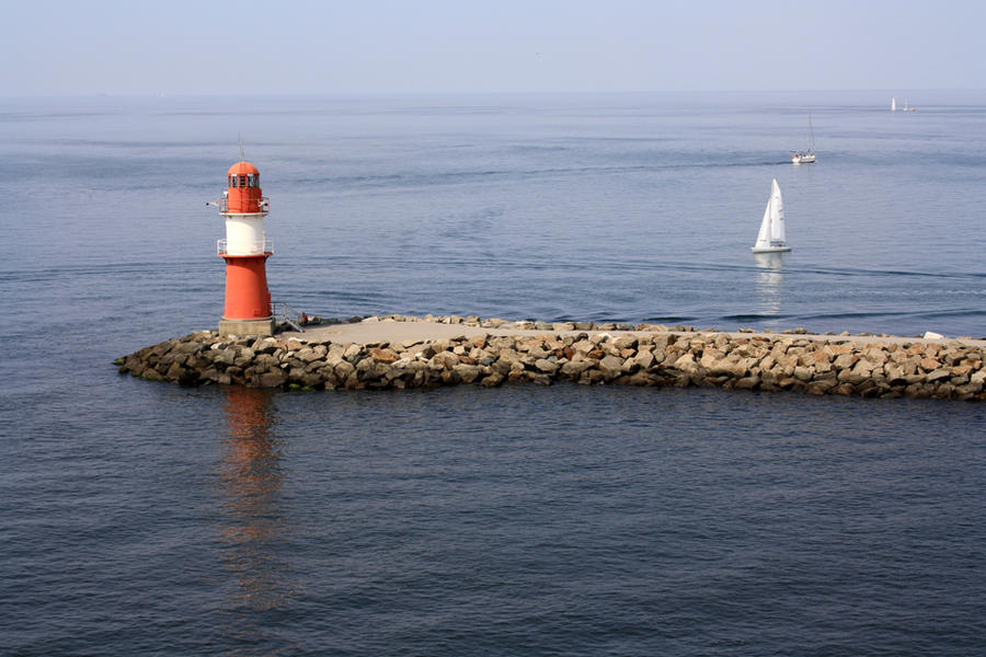 Lighthouse Rostand Lighthouse - Rostock by seaside08 on DeviantArt