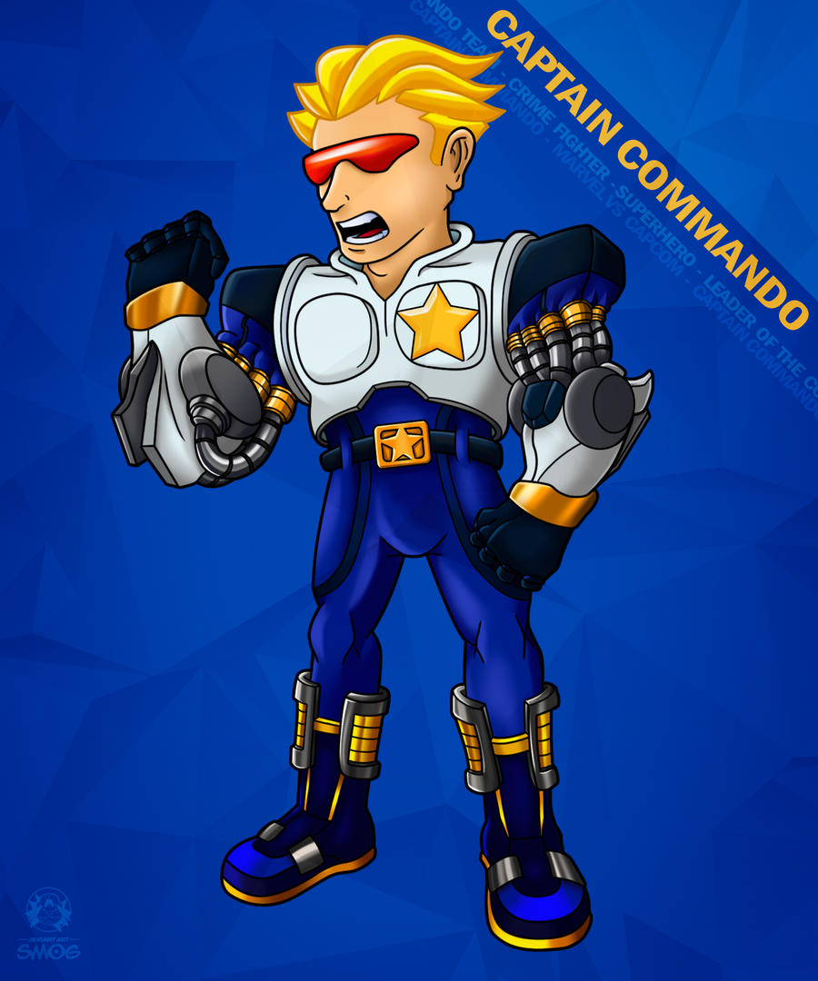 Creative Commando Captain Commando Mini Fanart by S-m-o-G on DeviantArt